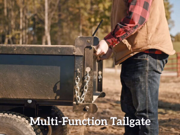 Multi-Function Tailgate Opens at Top or Bottom
